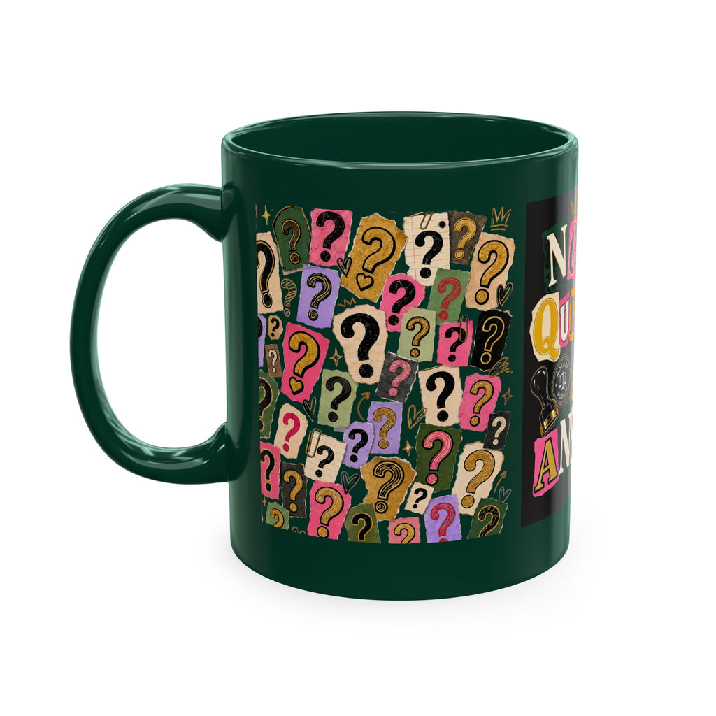 Notary Questions? I’ve Got Answers Ceramic Mug — Colorful Notary Public Coffee Cup
