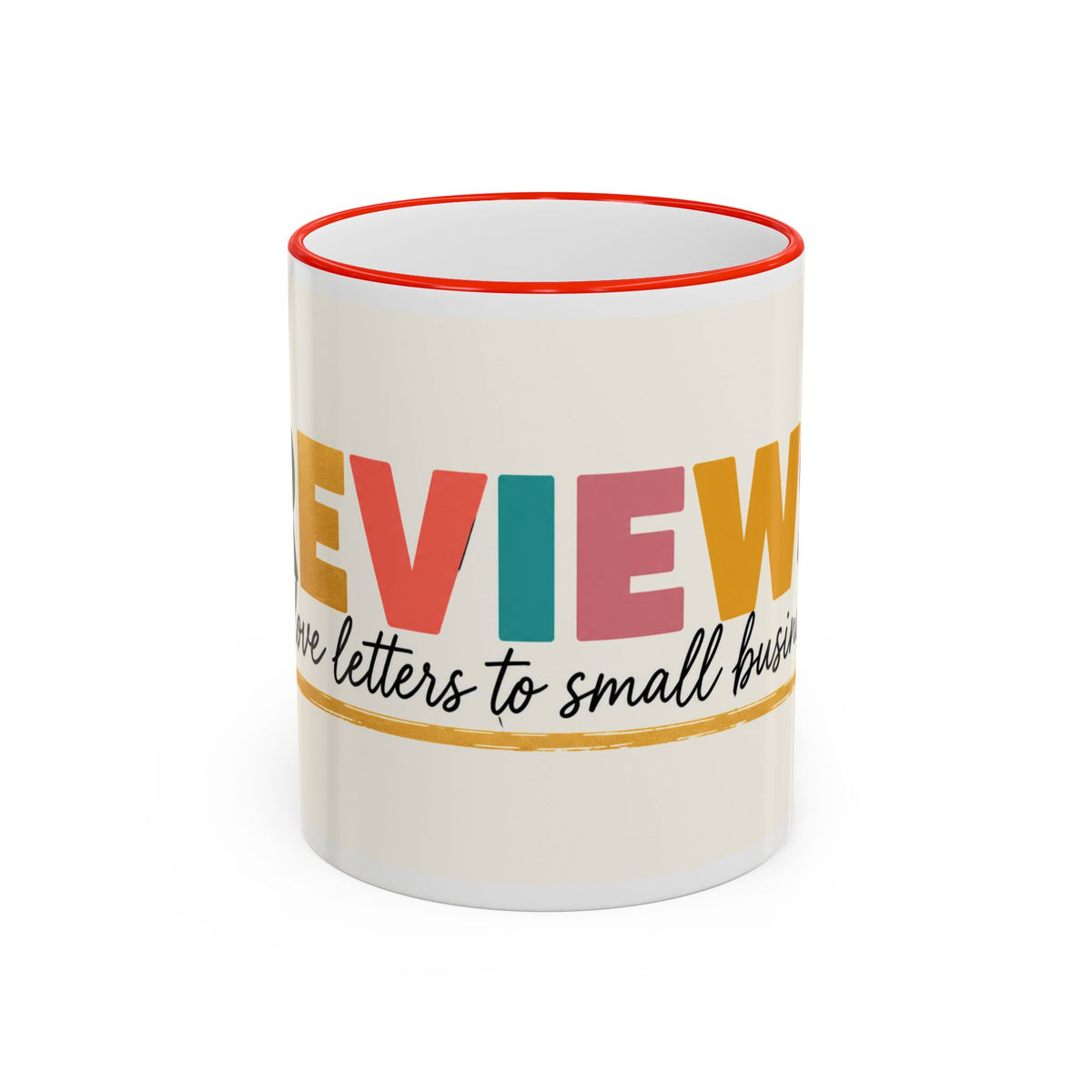 Reviews Are Love Letters to Small Businesses Mug — Entrepreneur Gift, Small Business Owner Coffee Cup