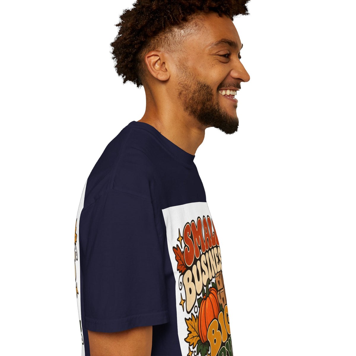 Small Business Big Harvest T-Shirt — Fall Entrepreneur Garment-Dyed Tee