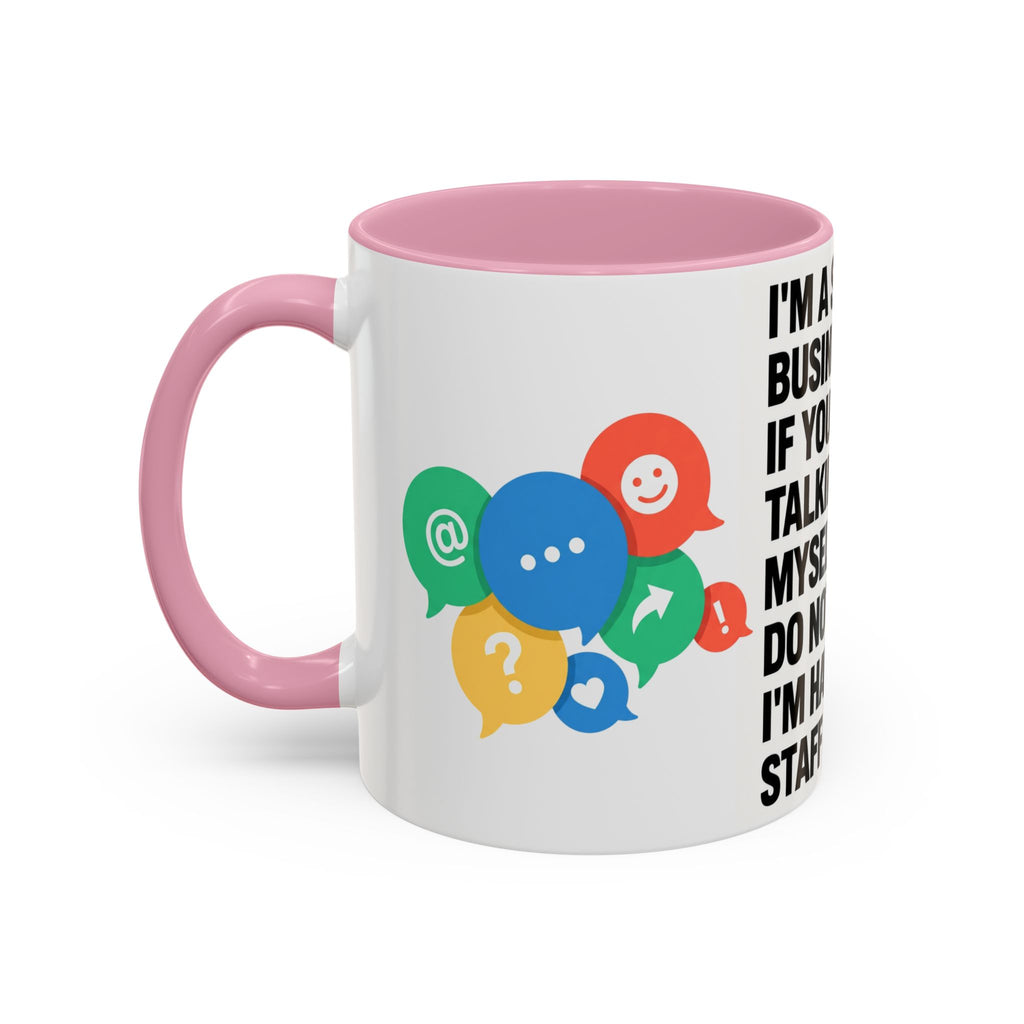 Small Business Owner Staff Meeting Mug — Funny Entrepreneur Coffee Cup