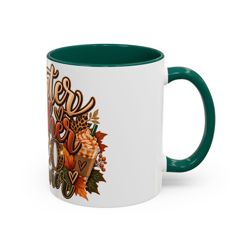 Sweater Weather & CEO Behavior Mug – Fall Pumpkin Latte Seasonal Coffee Cup (11oz/15oz)