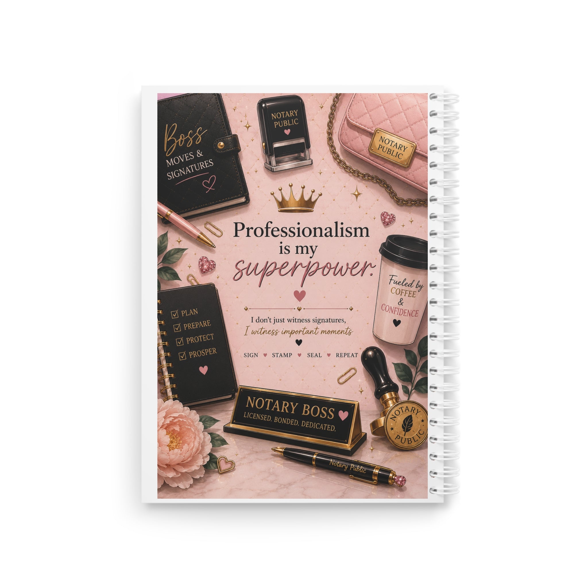 Professional Notebook for Notaries & Entrepreneurs — Notary Journal