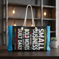 Small Business. Big Dreams. Bold Moves. Weekender Bag | Entrepreneur Travel Tote | Business Owner Overnight Bag | Legacy Builder Duffel