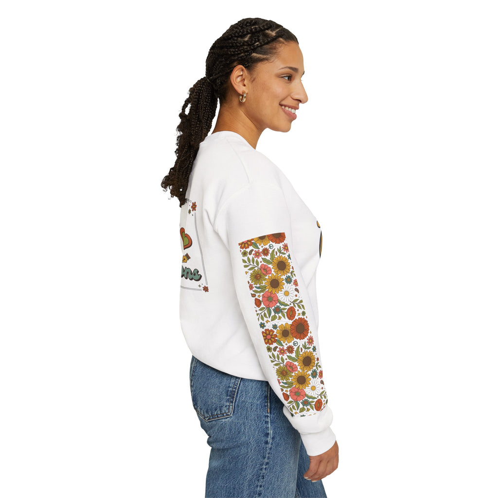 Peace, Love & Notarizations Cozy  Crewneck Sweatshirt ☮️❤️🖋️