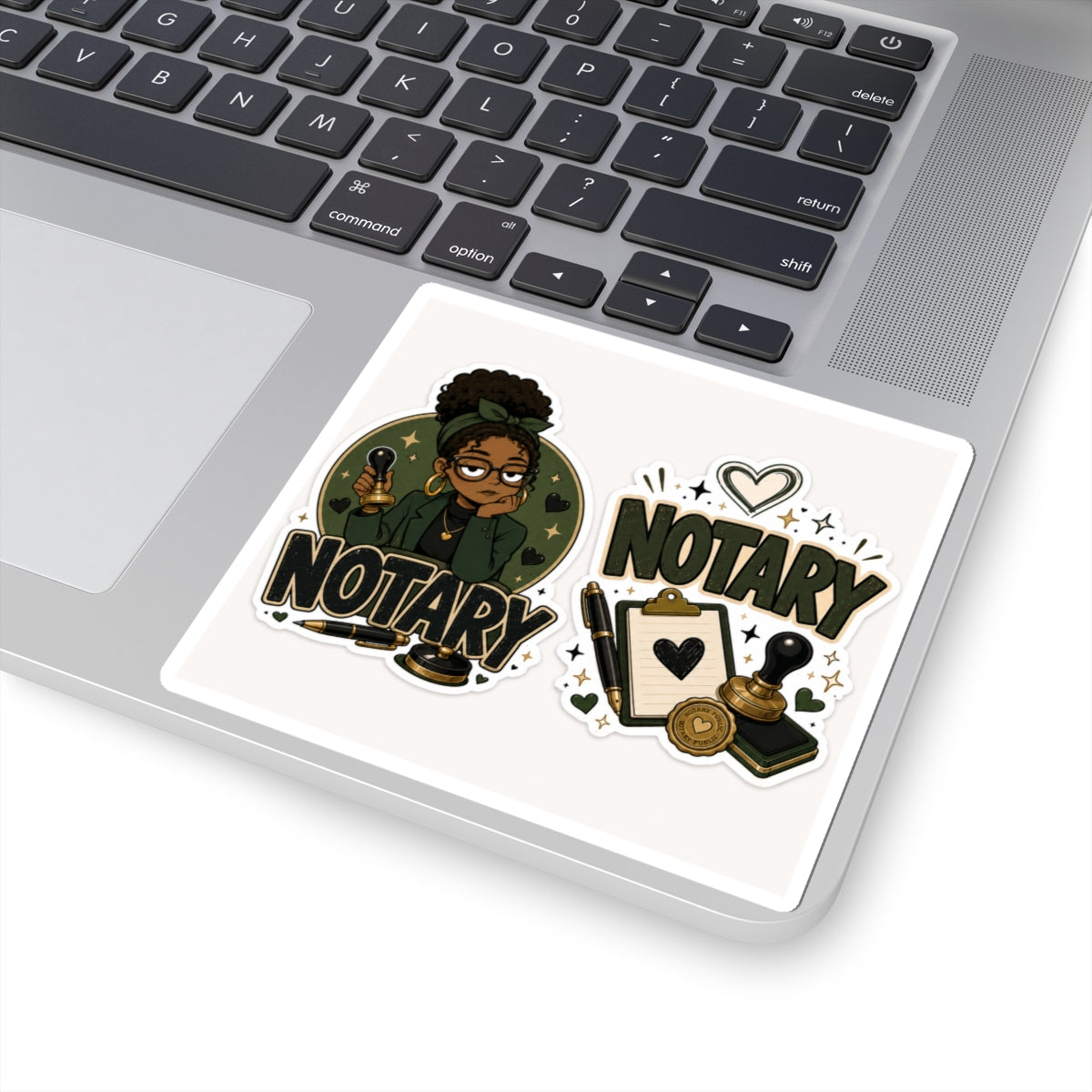 Notary Vinyl Sticker | Cute Notary Public Sticker | Mobile Notary Laptop Decal | Loan Signing Agent Gift | Business Owner Sticker