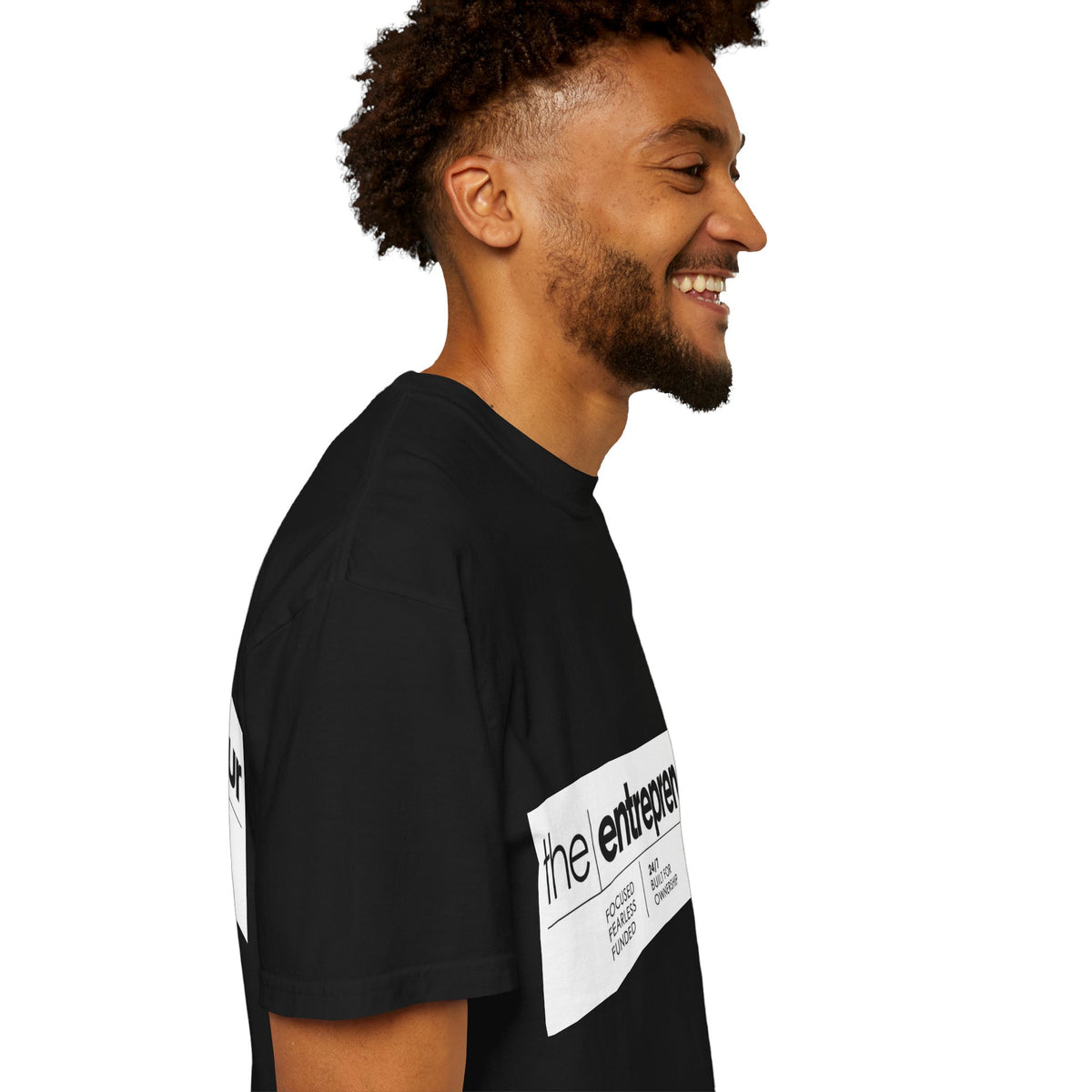 The Entrepreneur Garment-Dyed T-Shirt — Focused, Fearless, Funded Business Owner Tee