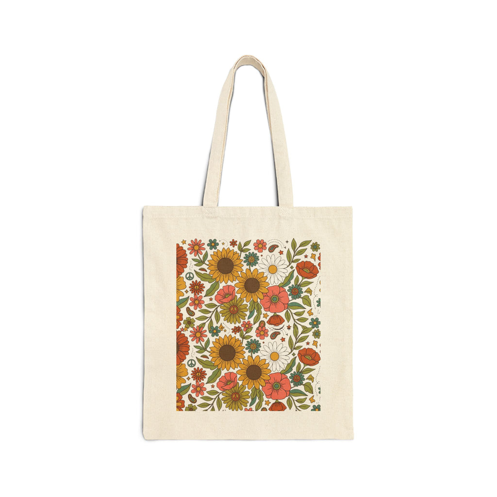 Peace, Love & Notarizations Canvas Tote Bag ☮️❤️🖋️