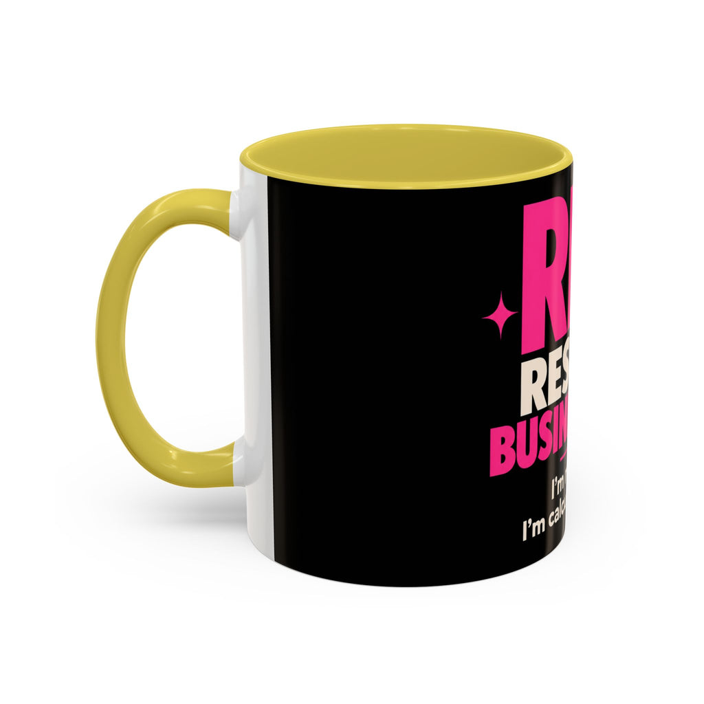 RBF Mug — "Resting Business Face: I'm not mad. I'm calculating profit."