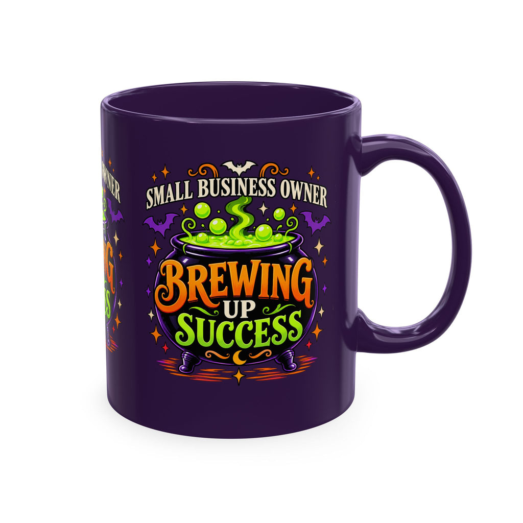Brewing Up Success Mug | Small Business Owner Halloween Ceramic Coffee Cup