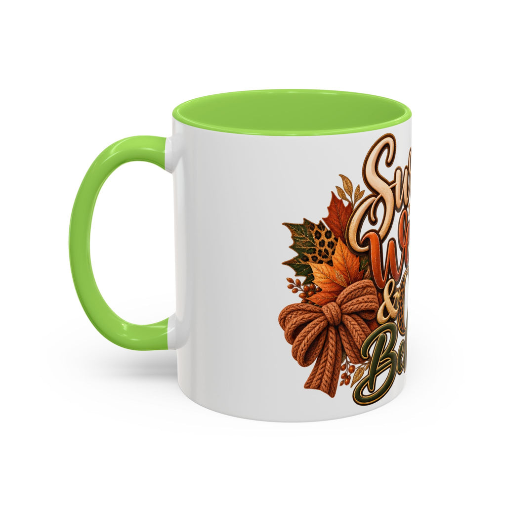 Sweater Weather & CEO Behavior Mug – Fall Pumpkin Latte Seasonal Coffee Cup (11oz/15oz)