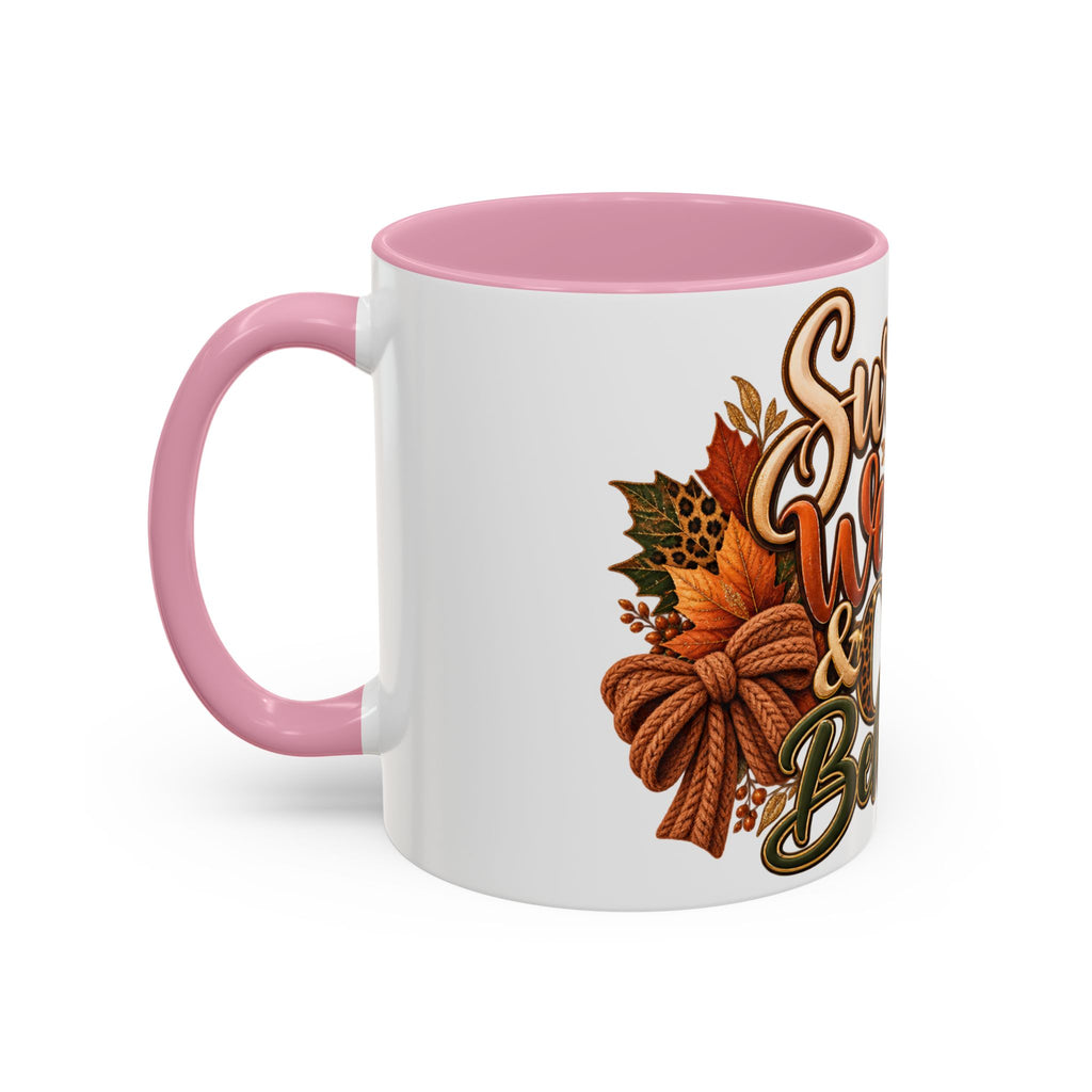 Sweater Weather & CEO Behavior Mug – Fall Pumpkin Latte Seasonal Coffee Cup (11oz/15oz)