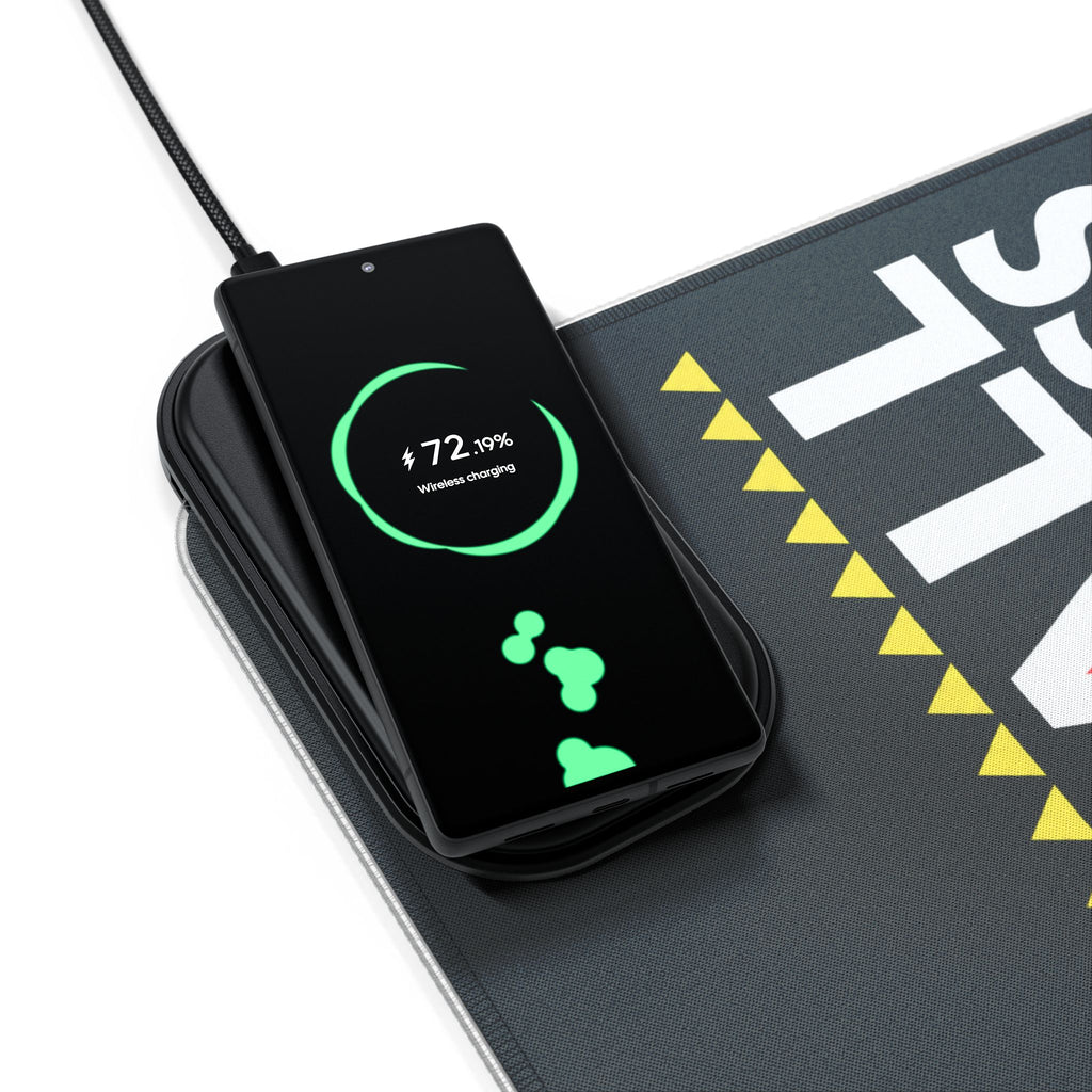 Small Business Bold Moves LED Wireless Charging Mouse Pad | RGB Desk Mat