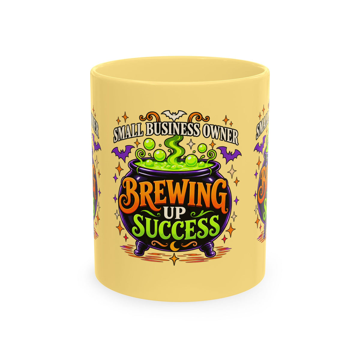 Brewing Up Success Mug | Small Business Owner Halloween Ceramic Coffee Cup