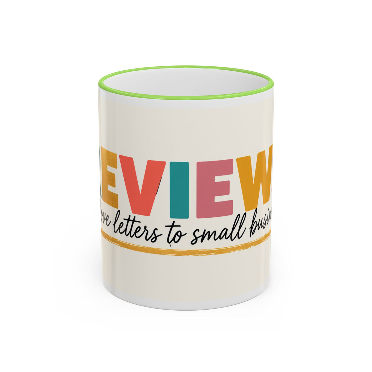 Reviews Are Love Letters to Small Businesses Mug — Entrepreneur Gift, Small Business Owner Coffee Cup