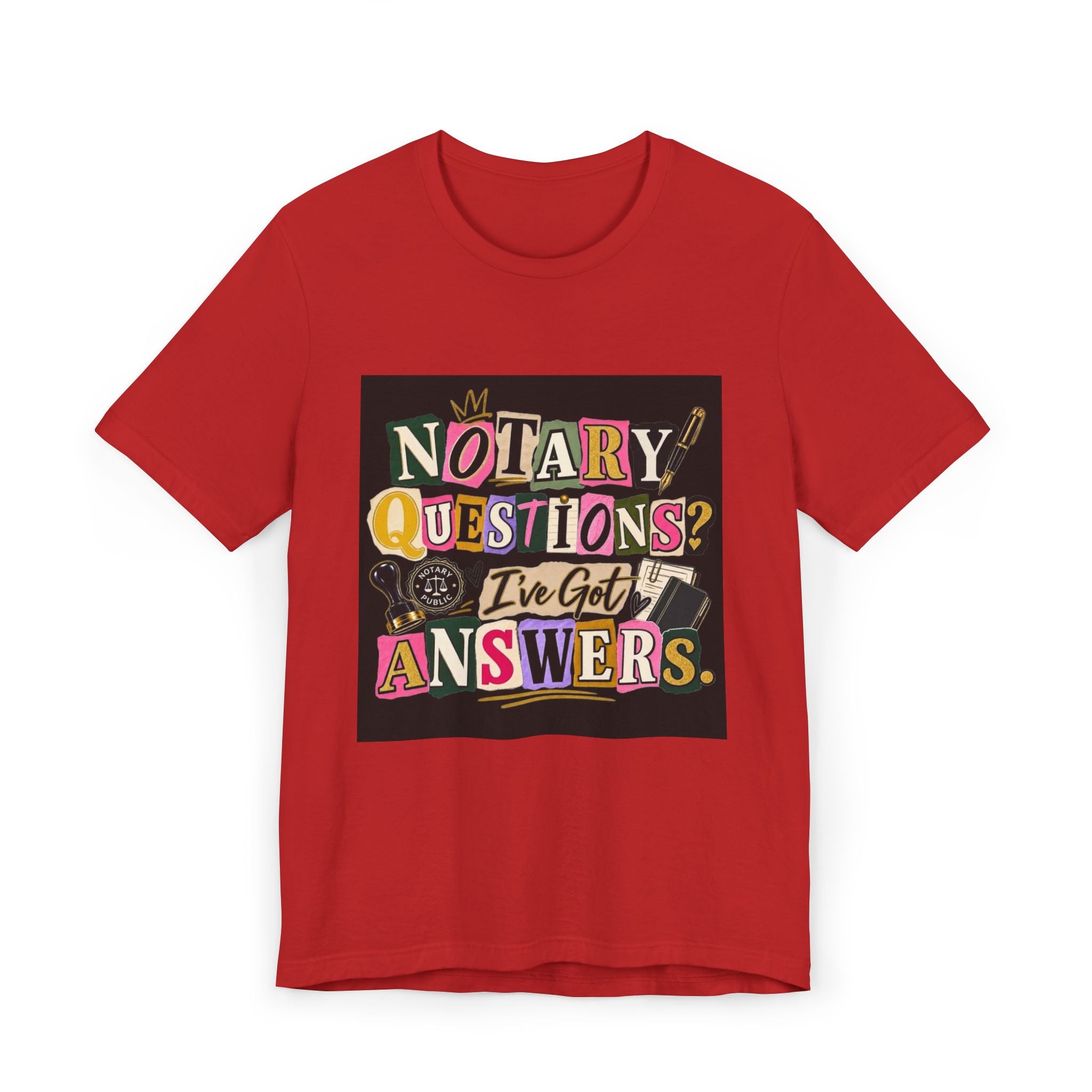 Peace, Love & Notarizations T-Shirt | Retro Notary Public Tee | Gift for Mobile Notaries & Loan Signing Agents