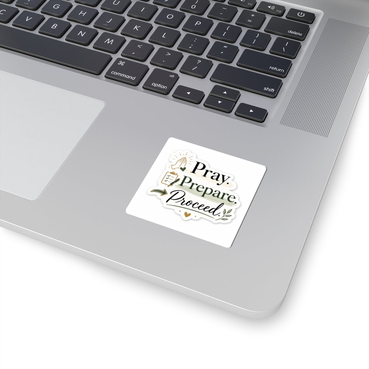 Pray. Prepare. Proceed. Vinyl Sticker  | Decal | Cute Business Owner Laptop Sticker