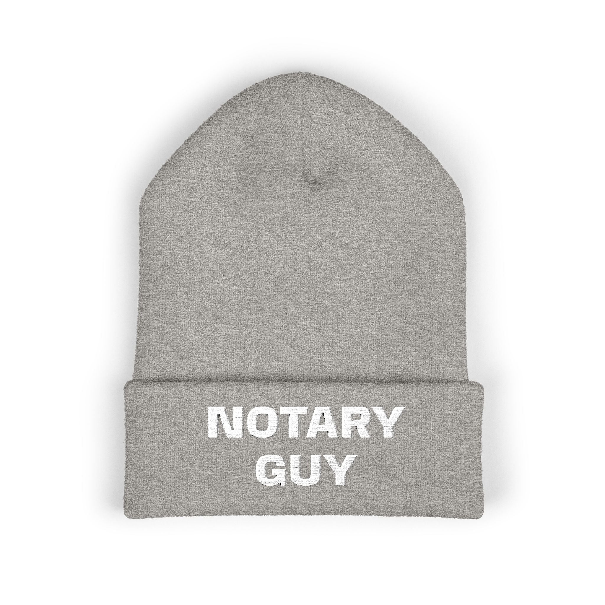 Notary Guy Embroidered Cuffed Beanie | Men's Notary Public Winter Hat