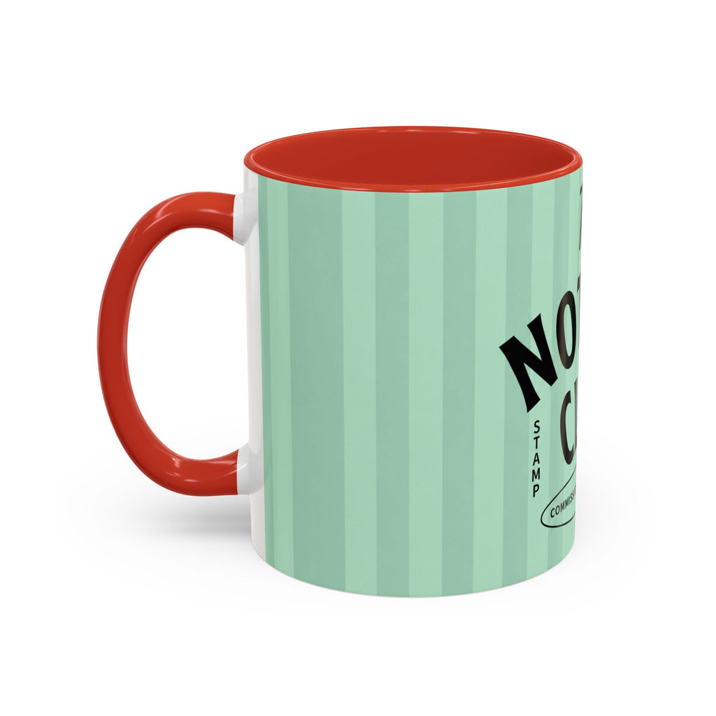 The Notary Club Accent Coffee Mug — Commissioned & Confident Notary Public Gift