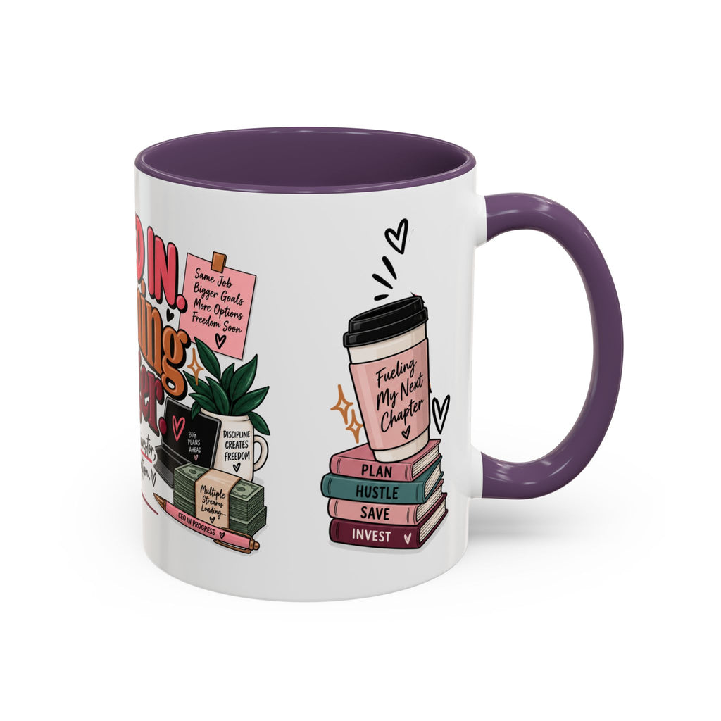 Clocked In, Dreaming Bigger Ceramic Mug — Side Hustle & Entrepreneur Coffee Cup