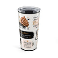 Notary Affirmation 20oz Tumbler — “Nailed It” Notary Lifestyle Travel Cup