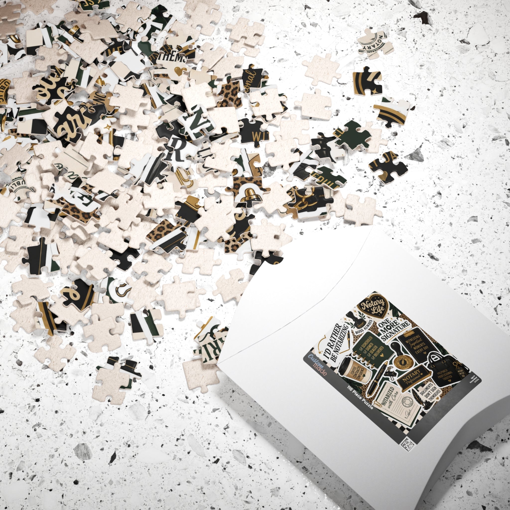 Notary Life Sticker Collage Jigsaw Puzzle | 110, 252, 520 & 1,014 Pieces