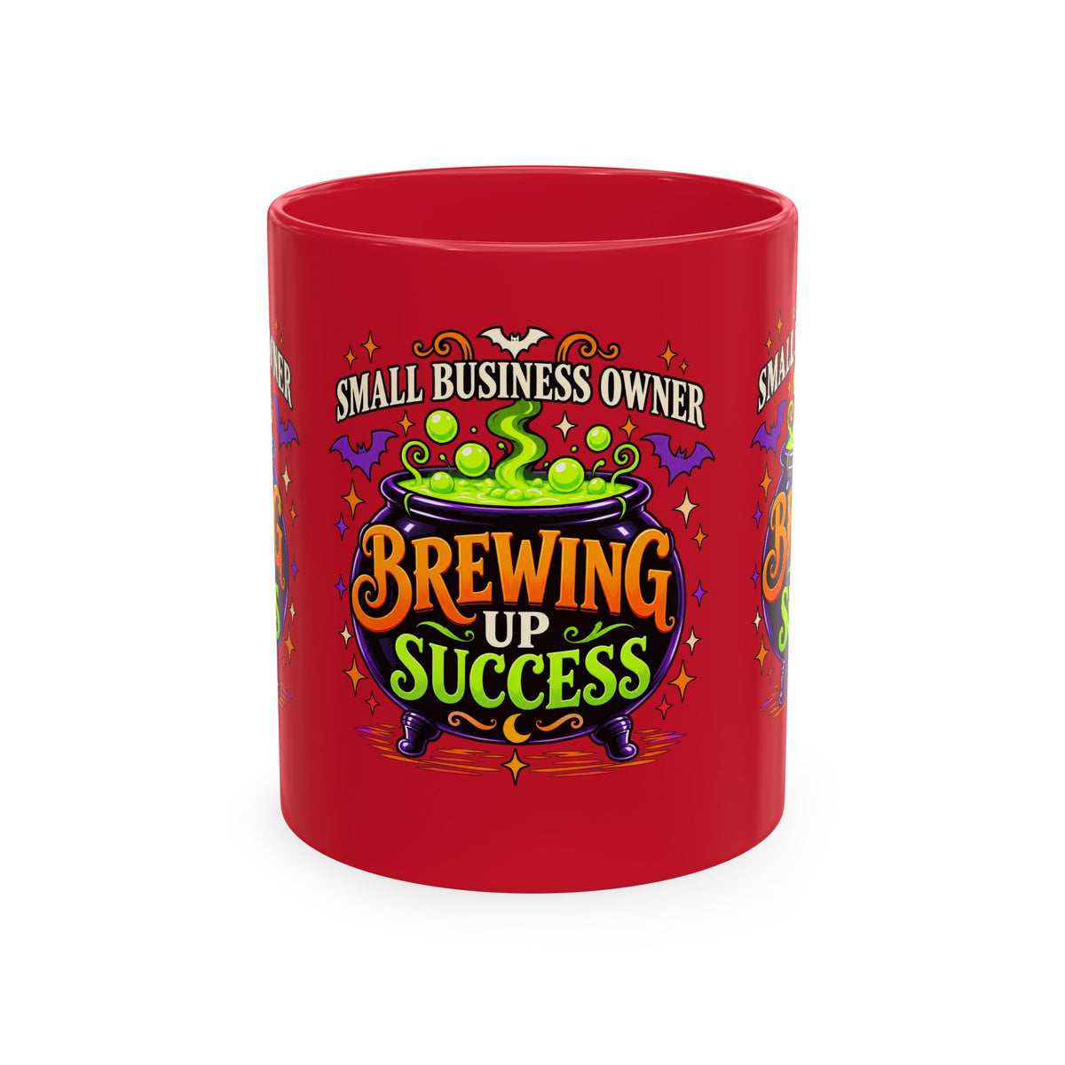 Brewing Up Success Mug | Small Business Owner Halloween Ceramic Coffee Cup