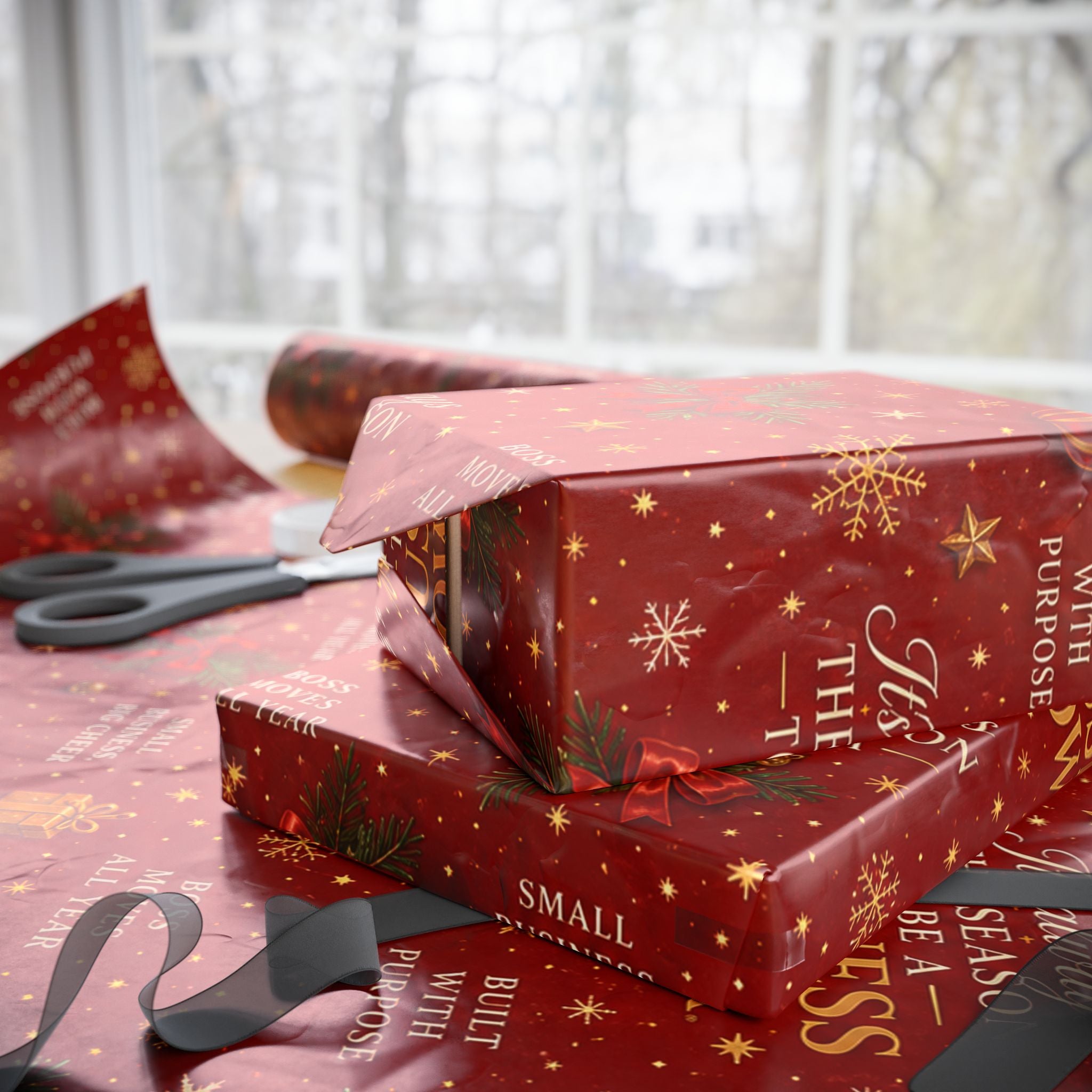 🎄 It’s Always the Season to Be a Business Owner Wrapping Paper – Small Business Holiday Gift Wrap 🎁