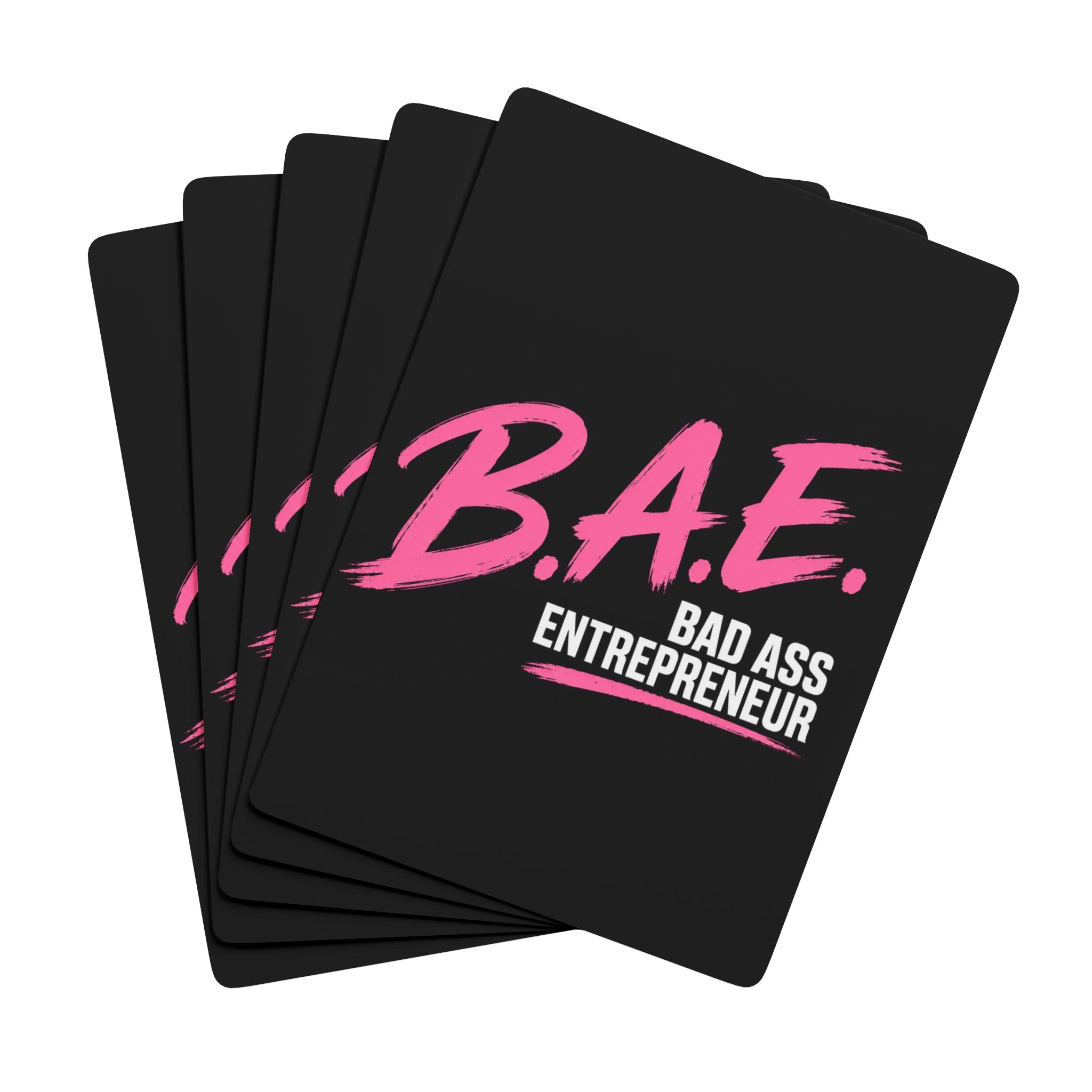 B.A.E. Playing Cards | Bad Ass Entrepreneur Poker Deck | Funny Gift for Business Owners