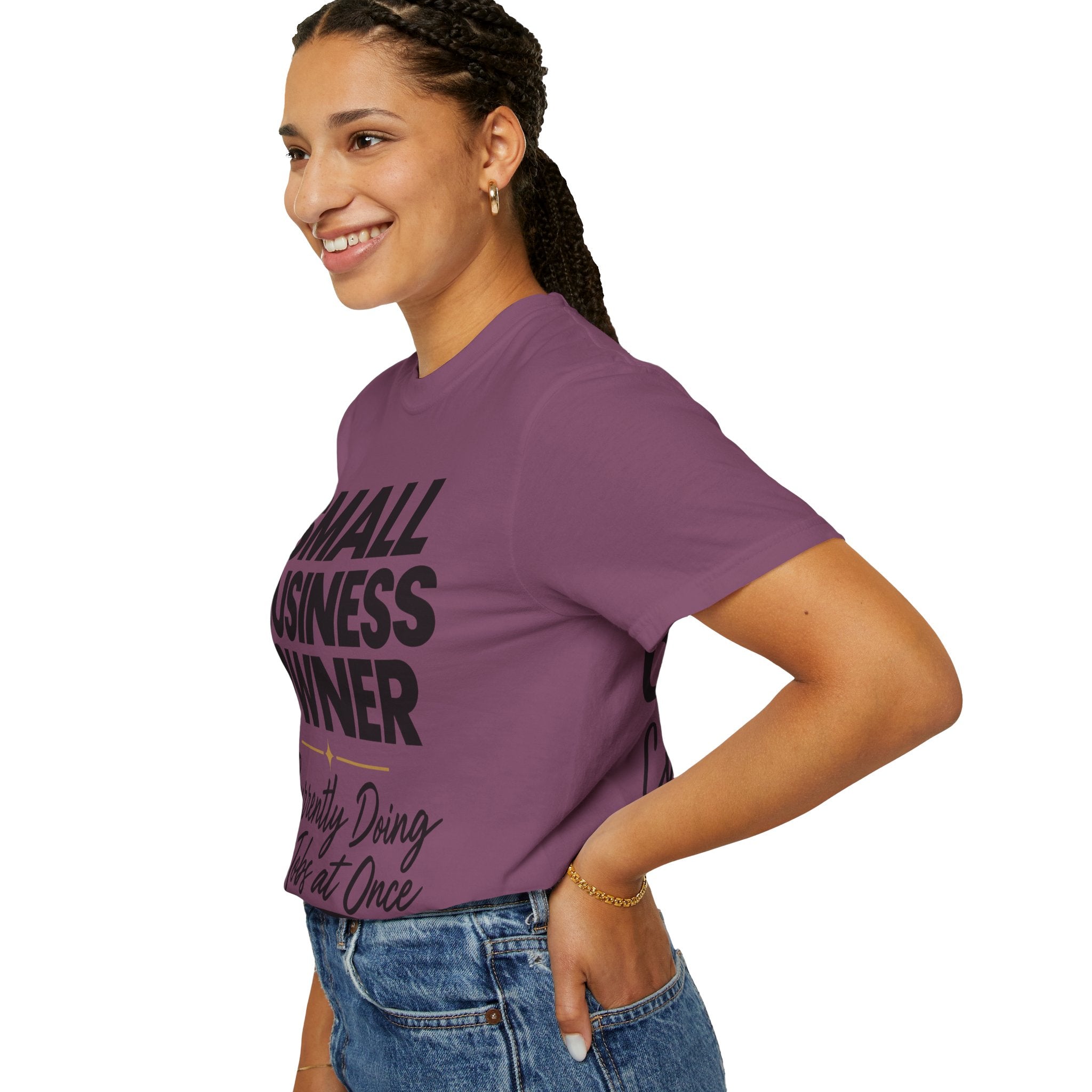 Small Business Owner T-Shirt | “Currently Doing 12 Jobs at Once” Funny Entrepreneur Tee