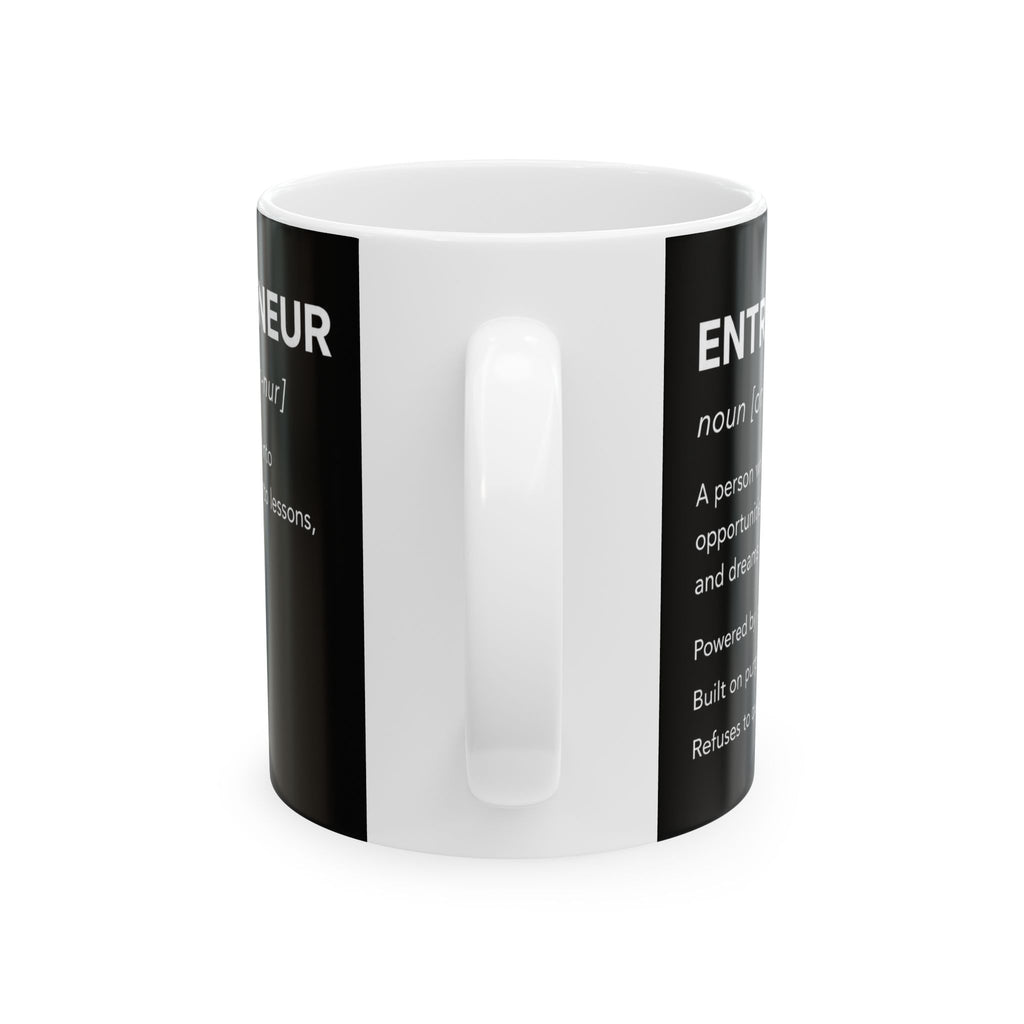 ☕ Entrepreneur Definition Coffee Mug | Minimalist Business Owner Mug | CEO Coffee Cup | Entrepreneur Gift | 11oz & 15oz Ceramic Mug