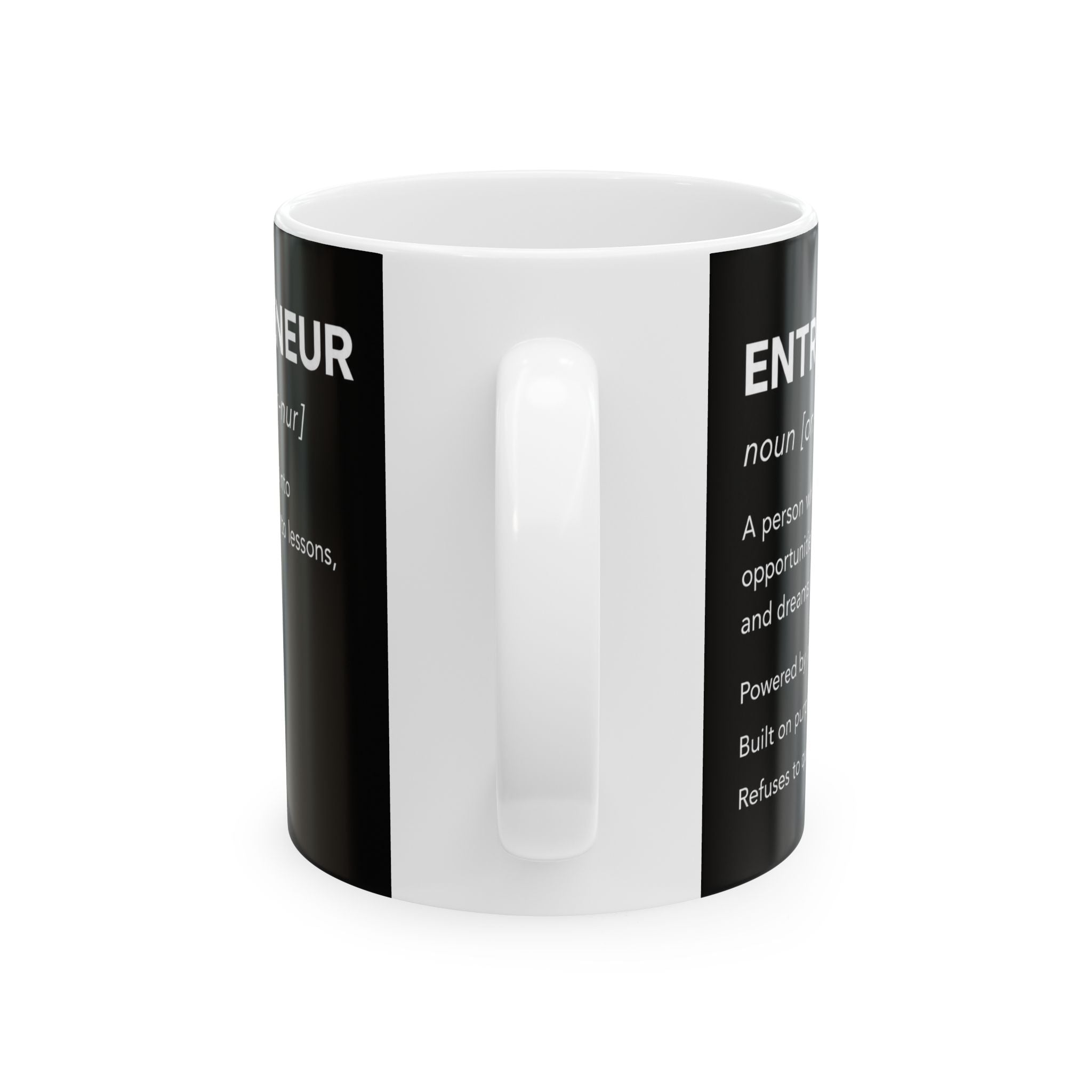 ☕ Entrepreneur Definition Coffee Mug | Minimalist Business Owner Mug | CEO Coffee Cup | Entrepreneur Gift | 11oz & 15oz Ceramic Mug