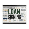 Loan Signing Word Art Jigsaw Puzzle | 110, 252, 520 & 1,014 Pieces