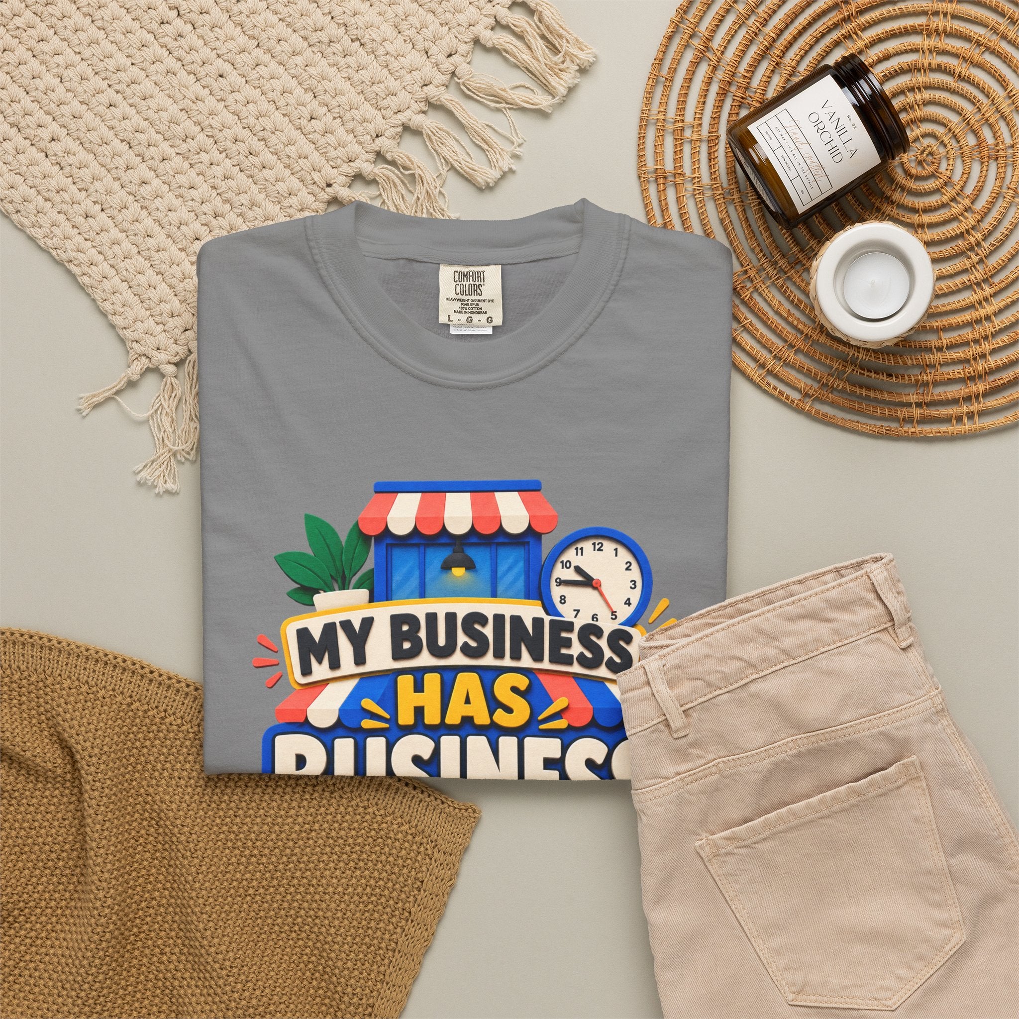 Funny Small Business Owner T-Shirt — “My Business Has Business Hours, I Do Not” Graphic Tee
