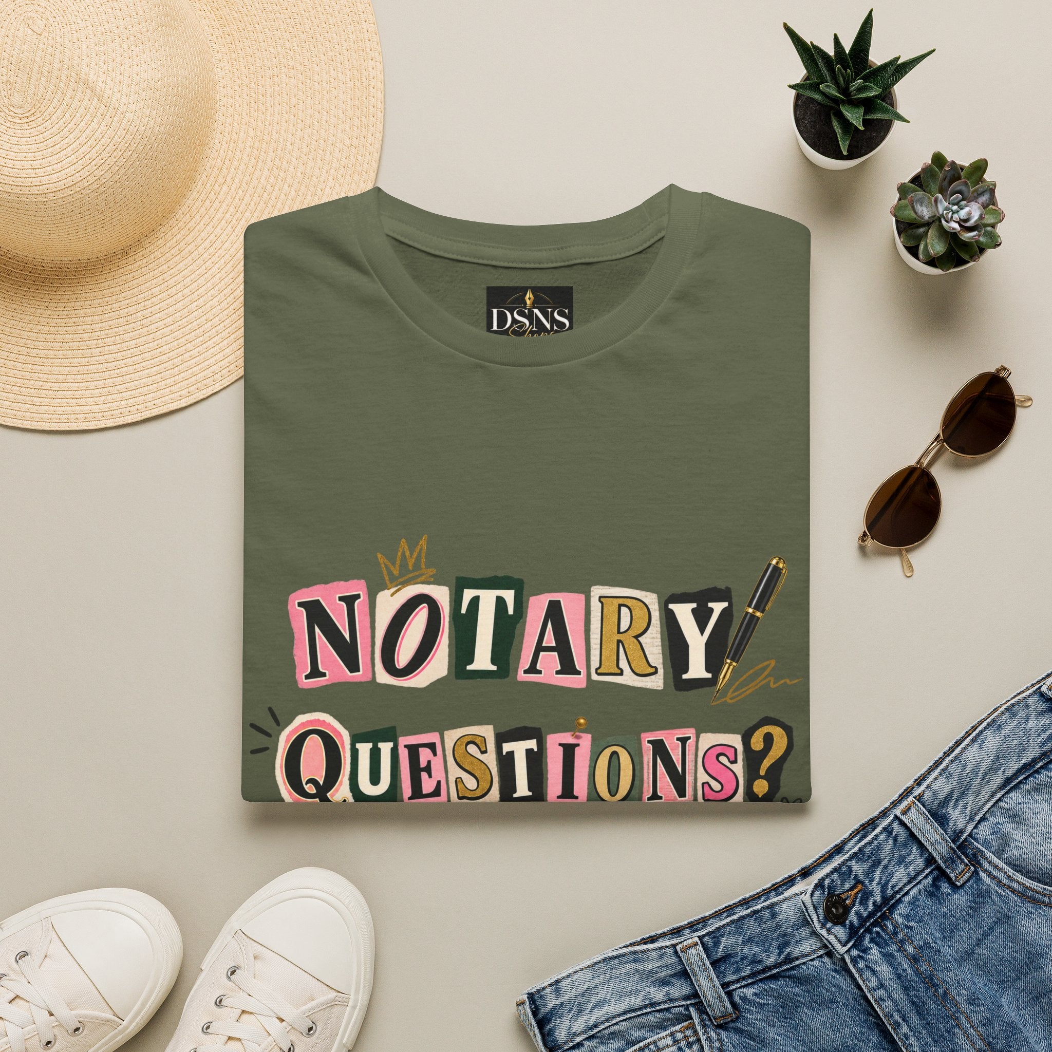 Notary Questions? I’ve Got Answers T-Shirt — Notary Public Graphic Tee