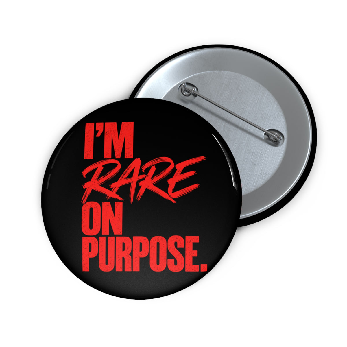 ❤️ I'm Rare on Purpose Pin Button