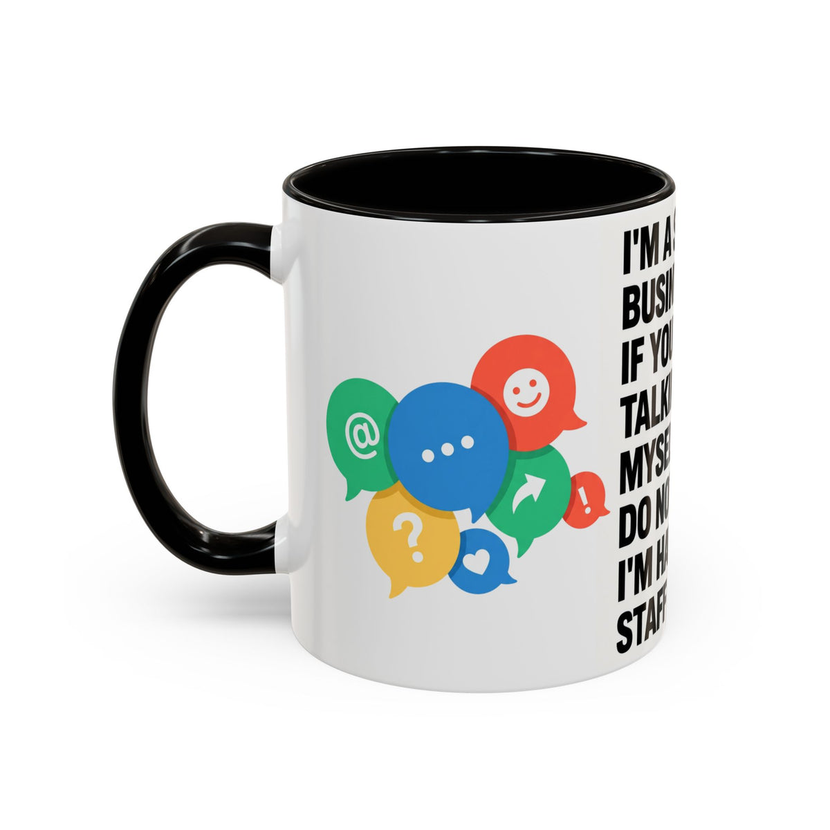 Small Business Owner Staff Meeting Mug — Funny Entrepreneur Coffee Cup