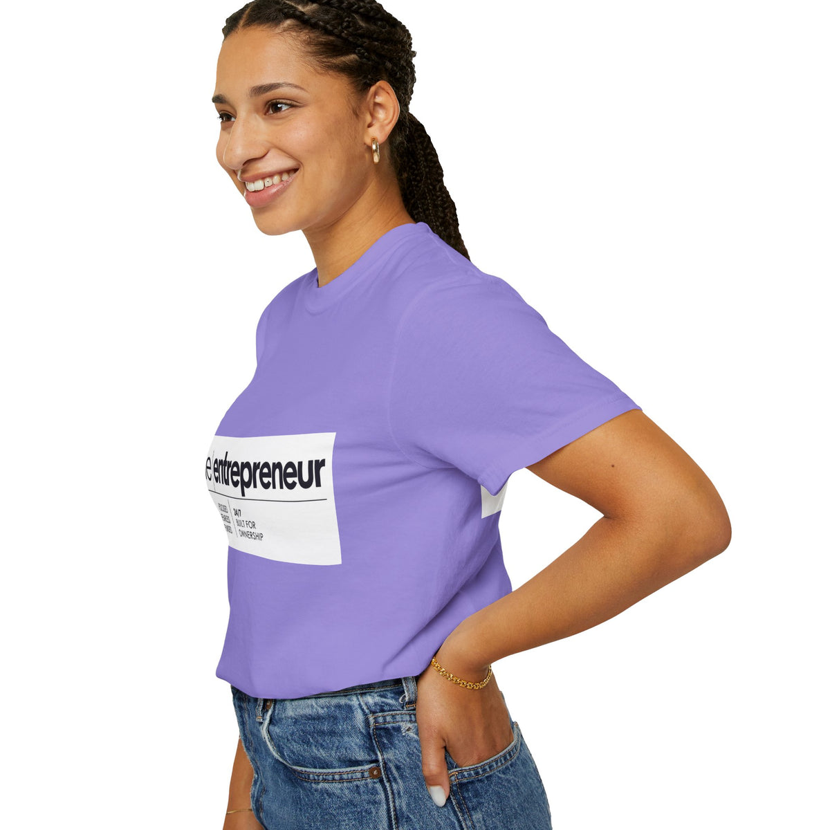 The Entrepreneur Garment-Dyed T-Shirt — Focused, Fearless, Funded Business Owner Tee