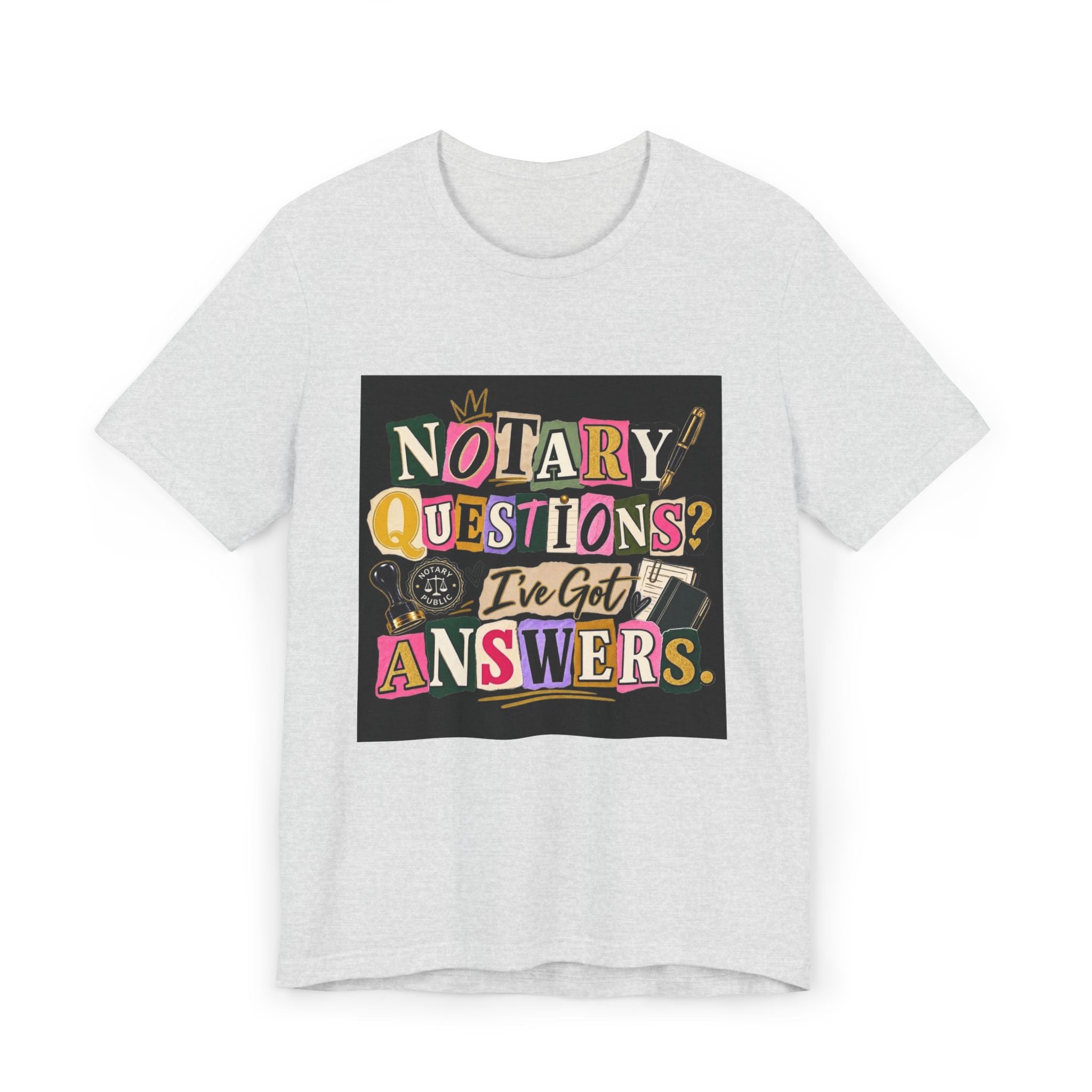 Peace, Love & Notarizations T-Shirt | Retro Notary Public Tee | Gift for Mobile Notaries & Loan Signing Agents