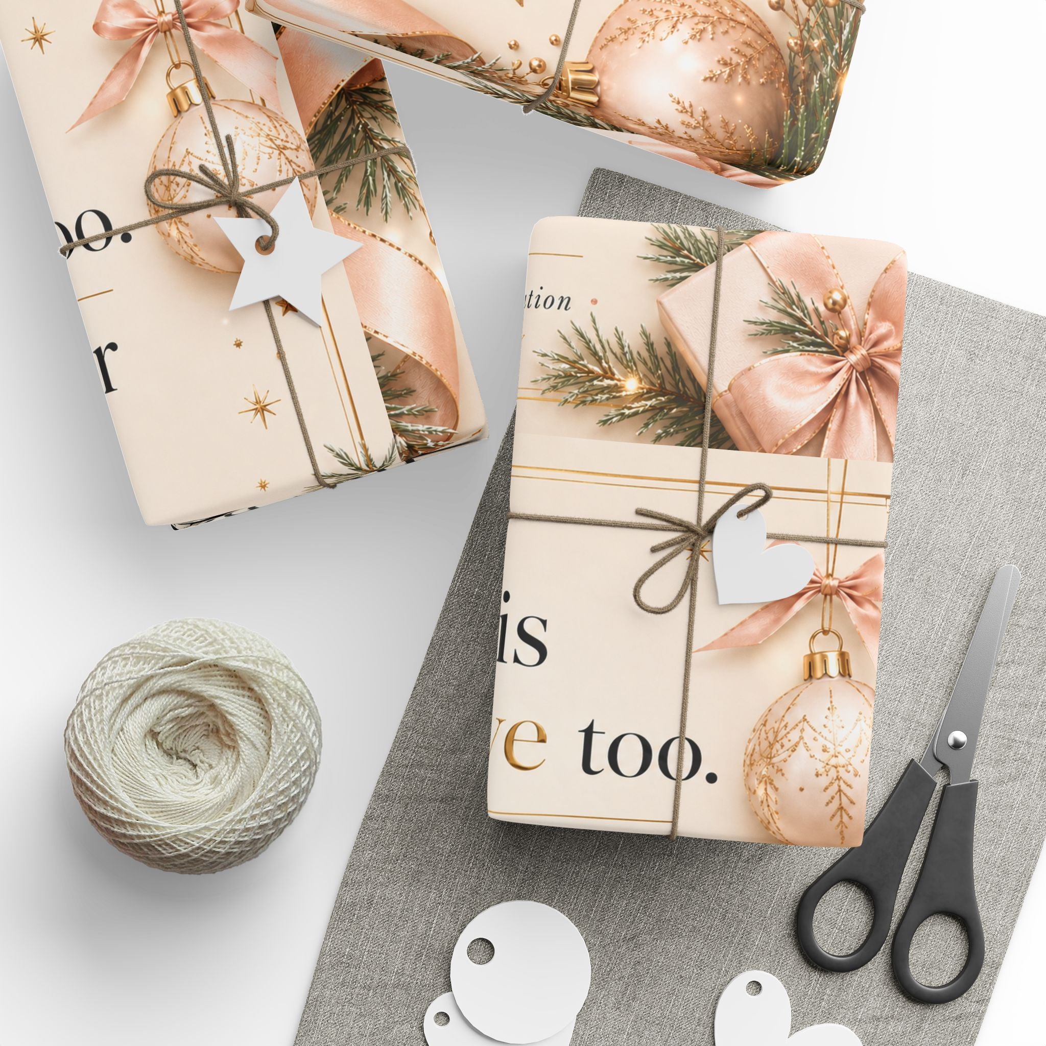 ✨ Rest Is Productive Too Wrapping Paper – Inspirational Holiday Gift Wrap 🎄