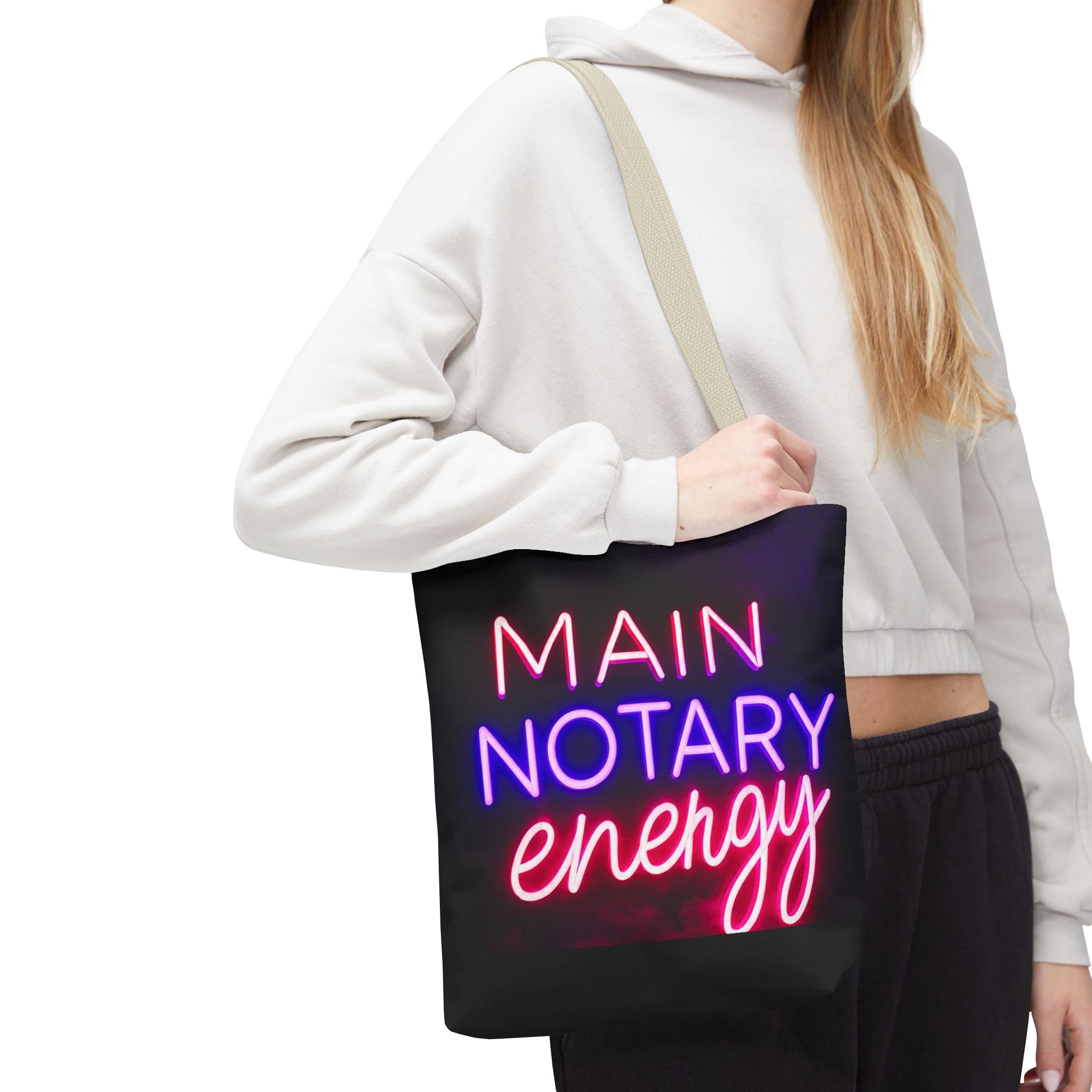 Main Notary Energy Tote Bag | Neon Notary Public Work Bag