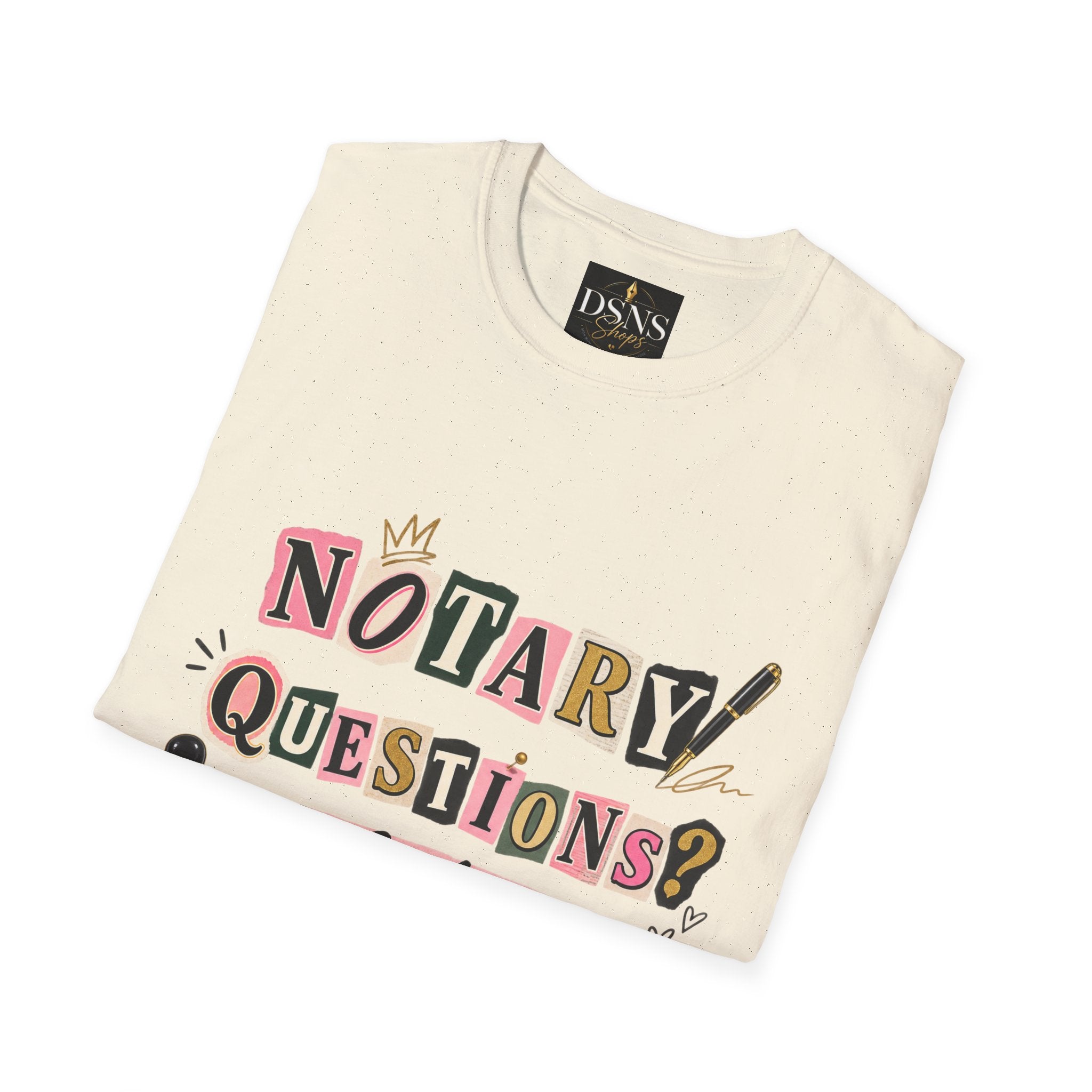 Notary Questions? I’ve Got Answers T-Shirt — Notary Public Graphic Tee