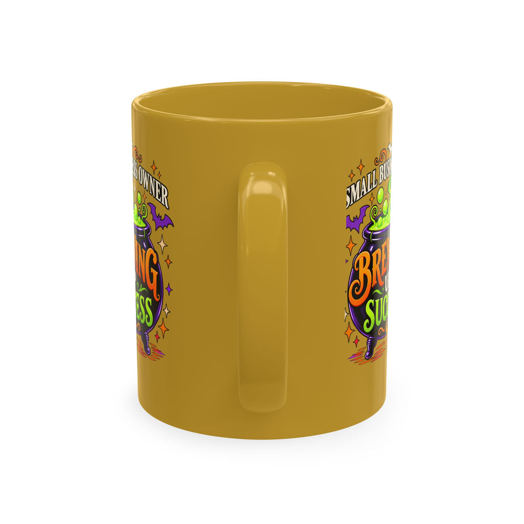 Brewing Up Success Mug | Small Business Owner Halloween Ceramic Coffee Cup