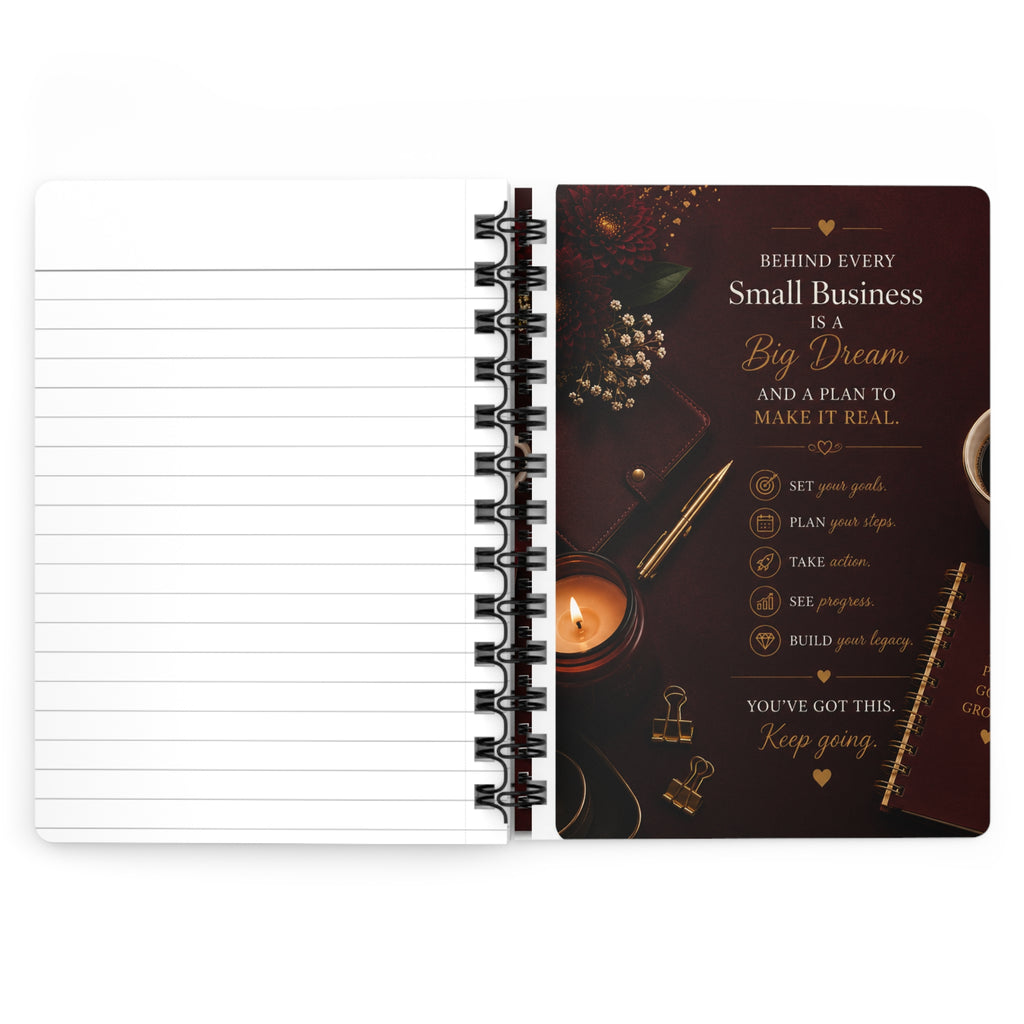 Small Business. Big Vision. Bigger Impact. | Hardcover Journal for Entrepreneurs & Business Owners