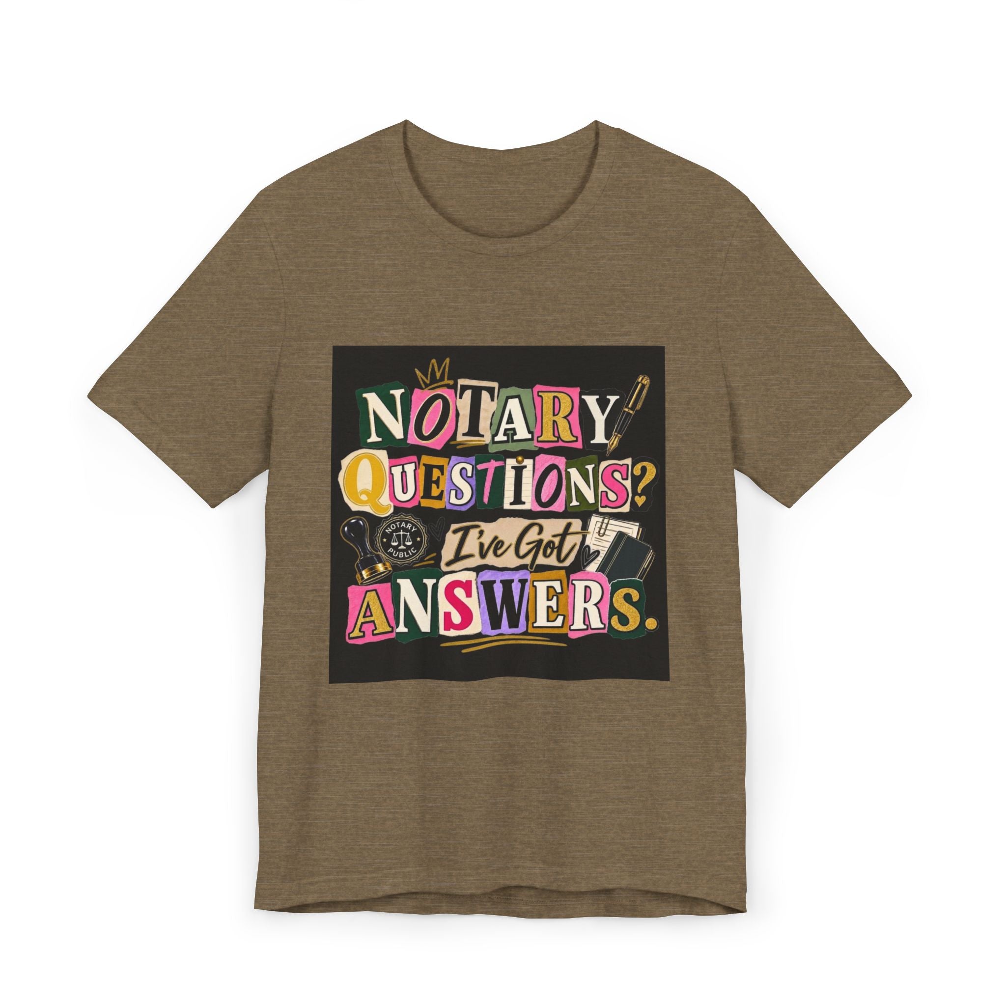 Peace, Love & Notarizations T-Shirt | Retro Notary Public Tee | Gift for Mobile Notaries & Loan Signing Agents