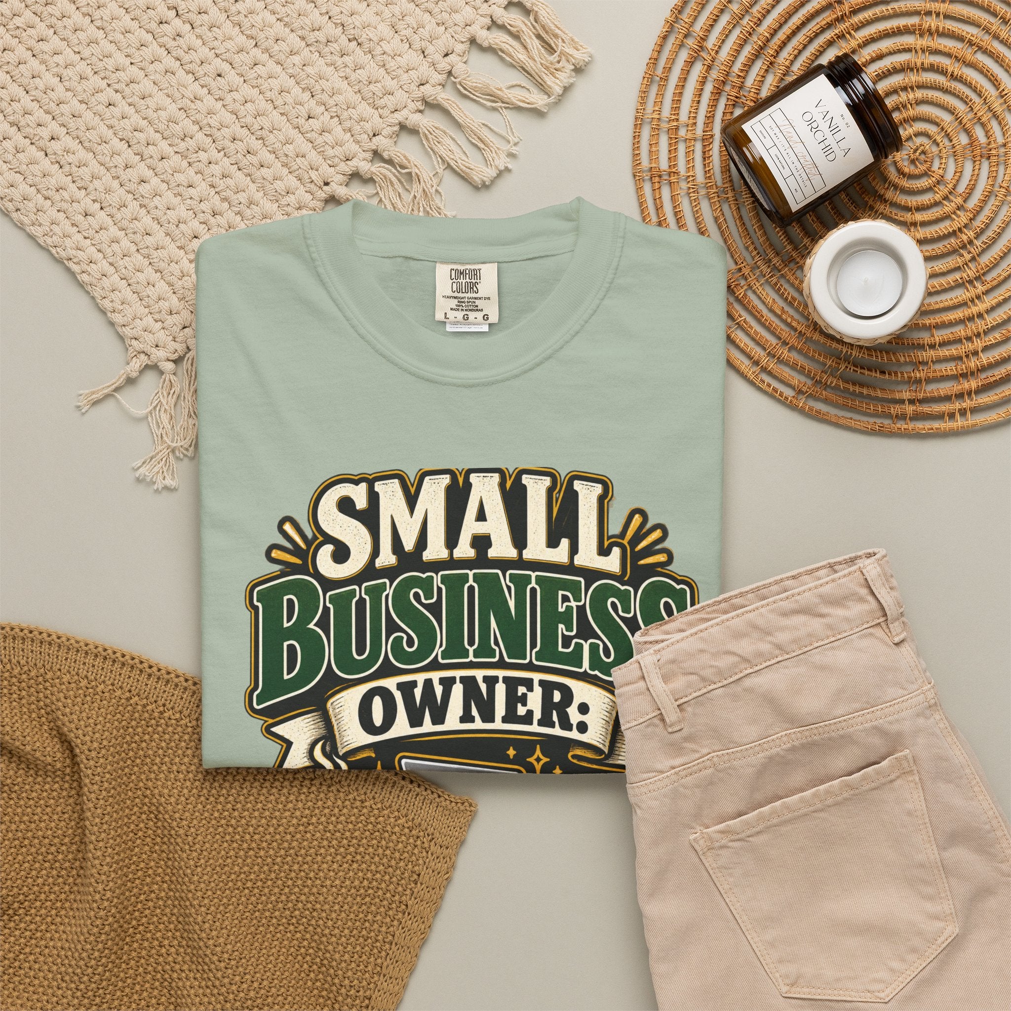 Small Business Owner Funny T-Shirt — “Because One Job Wasn’t Stressful Enough” Graphic Tee