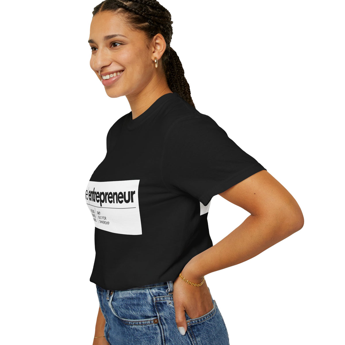 The Entrepreneur Garment-Dyed T-Shirt — Focused, Fearless, Funded Business Owner Tee