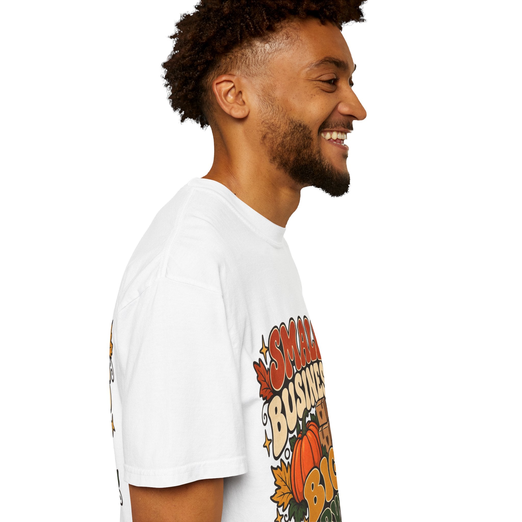 Small Business Big Harvest T-Shirt — Fall Entrepreneur Garment-Dyed Tee