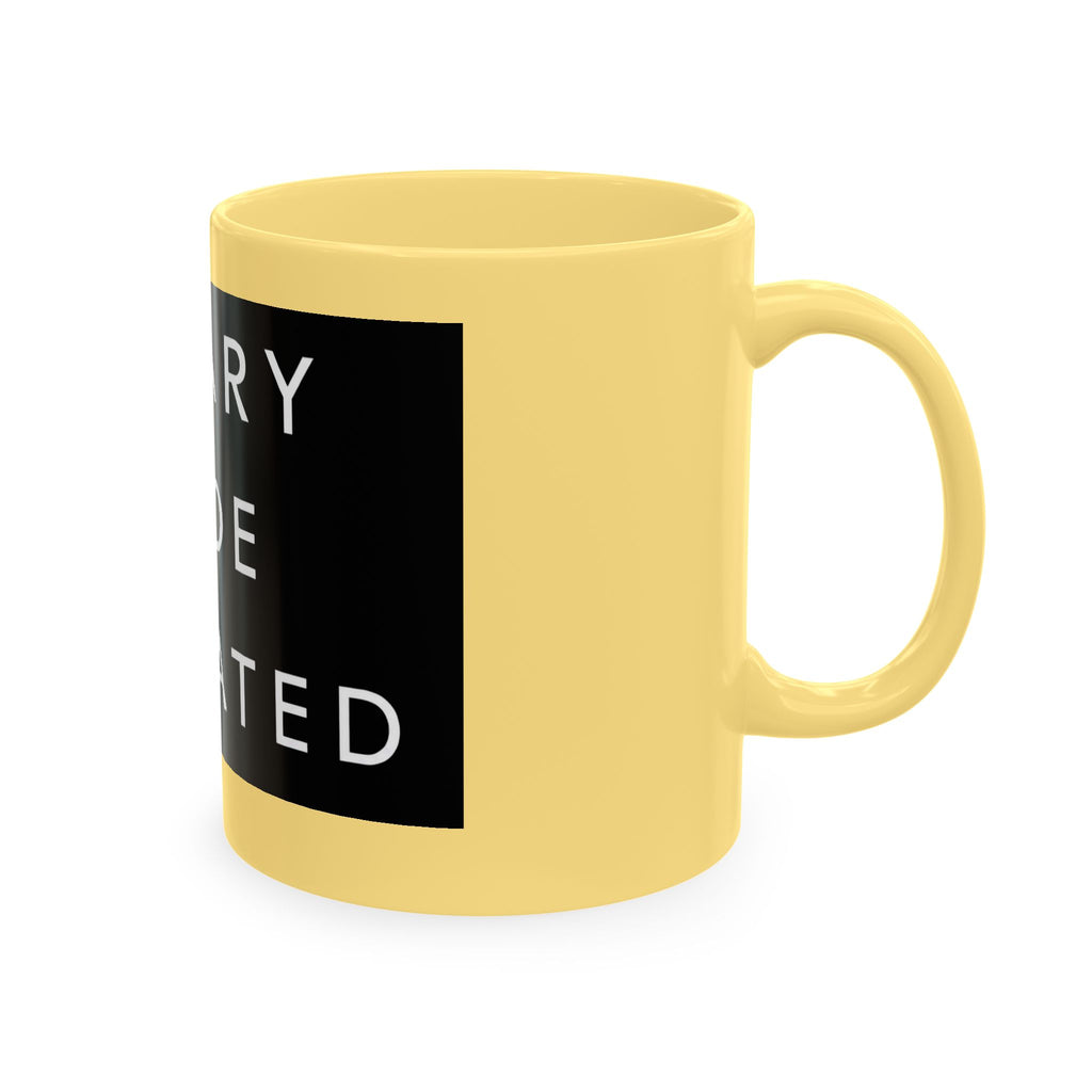 Notary Mode Activated Ceramic Mug — Funny Notary Gift, Office Coffee Cup