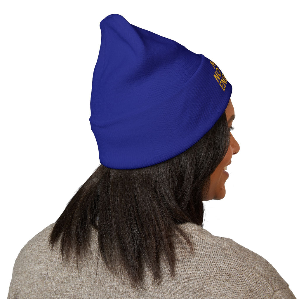 Main Notary Energy Embroidered Cuffed Beanie | Notary Public Gift