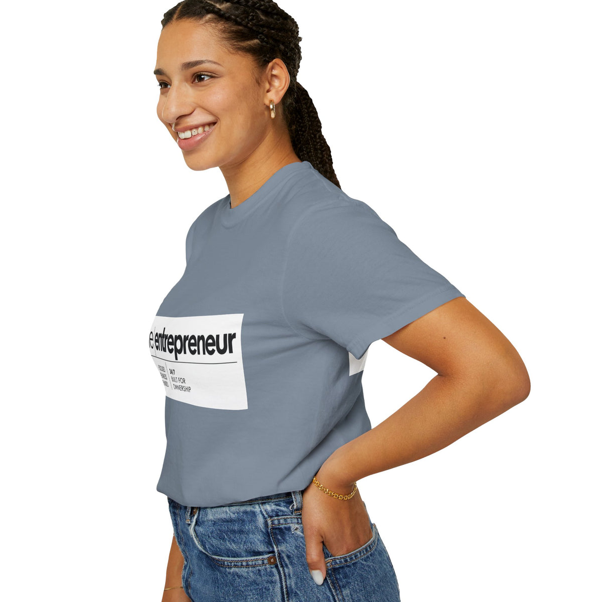 The Entrepreneur Garment-Dyed T-Shirt — Focused, Fearless, Funded Business Owner Tee